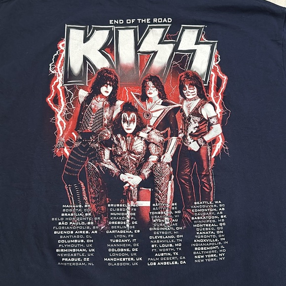 NEW KISS End Of The Road Graphic Tee - Picture 4 of 9